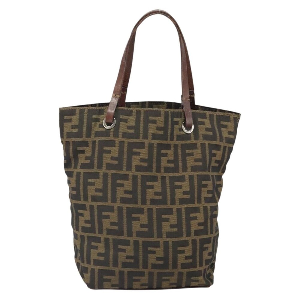 Fendi Zucca Handbag Brown